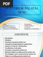 Posterior Palatal Seal