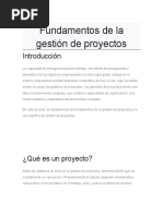 Punto (1) Fundamentos de La Gestión de Proyectos