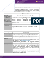 Propuesta de Actividad de Aprendizaje