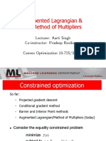 Augmented Lagrangian & The Method of Multipliers