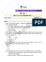 CA Inter Law Test 1