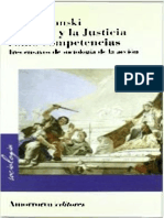 El Amor y La Justicia Como Competencias (Luc Boltanski)