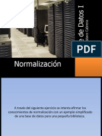 Ejercicio Normalizacion