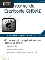 Entorno de Escritorio GNOME