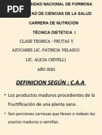 CLASE DE FRUTAS - 2021ppt