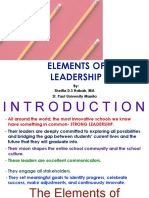 Elements of Leadership