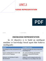 Unit 3: - Knowledge Representation