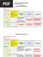 Consolidado de Evaluación Diagnóstica Por Ie