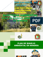 Plan de Manejo Ambiental Minero