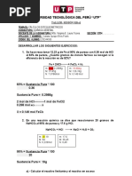 S10.s1 Taller Cálculos Estequiométricos