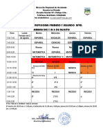 Horario 1°y 2° Si