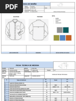 Ficha Tecnica de Camisa Clasico.