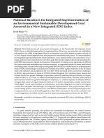 National Baselines For Integrated Implementation of An Environmental Sustainable Development Goal Assessed in A New Integrated SDG Index