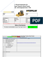 TA1 Visual Inspection Form Master - Track-Type Tractor (Oval Track)