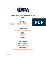 Tarea VI Legislacion de Transito