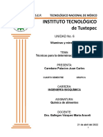 Determinación de Minerales