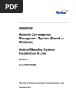 UNM2000 - Network Convergence Management System (Based On Windows) - Active-Standby System Installation Guide - A