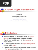 Chapter 6. Digital Filter Structures: Gao Xinbo School of E.E., Xidian Univ