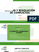 Curso Gestión y Resolución de Conflictos - Unidad 2 INAP 2020