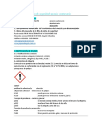 Hoja de Seguridad Amonio Cuaternario 01