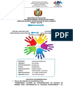 Proyecto Socioproductivo U.E.S. Pagador 2022