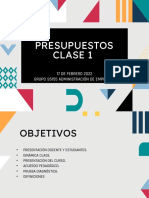 Presupuestos Clase 1