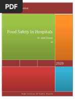 Food Safety in Hospitals