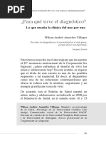 Para Qué Sirve El Diagnóstico. Lo Que Enseña La Clínica Del Uno Por Uno