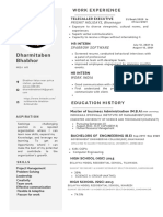 Grey & White Minimal Resume