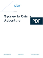 Sydney To Cairns Adventure: Full Itinerary & Trip Details