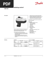 Actuator For Modulating Control: Data Sheet