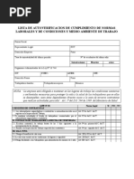 Lista Chequeo, Autoverificacion, Checklist Cumplimiento Ley 16.744