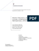 Dinero Fiduciario, Dinero Virtual y Criptomonedas. JC Alonso & ML Perossa.