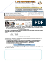 Ficha Actividad #5 - 3º Matematica - Ecuaciones