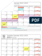 Zadok Way Calendar 2022-2023