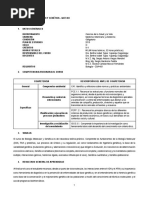 Sílabo - Biología Molecular y Genética - MVZ 303 - 2022-1-5