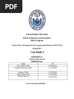 North South University: Case Study-3