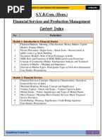 SYBCom - Financial Services and Production Management - Module 2