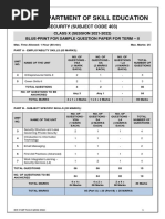 Cbse - Department of Skill Education: Security (Subject Code 403)