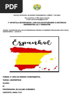 1 APOSTILA 3º Bim ESPANHOL 1 de Maio