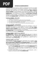 Contrato de Arrendatario de Ss - Hh.