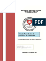 Esquema Del Proyecto de innovación-MDLL-2021