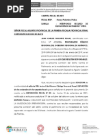 Elevacion de Actuados Hurto-Peculado Caso 85-2021-1