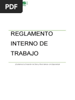 Reglamento Interno de Trabajo (RIT)