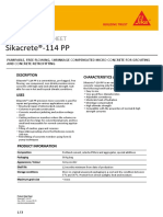 Sikacrete®-114 PP: Product Data Sheet