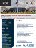 IEEE APS & SASTRA Deemed University - Project Presentation - Flyer