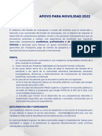 Convocatoria Apoyo para Movilidad 2022 Guanajuato