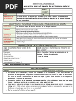 SESION Leemos Una Noticia Sobre El Impacto de Un Fenómeno Natural