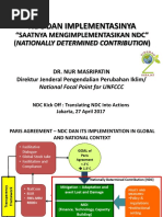 Implementasi Nationally Determined Contribution Di Indonesia