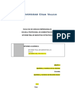 ESQUEMA DE INFORME DE MARKETING ESTRATEGICO 2022 Final